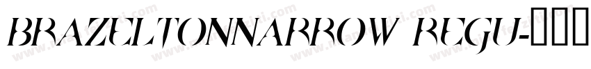 BrazeltonNarrow Regu字体转换